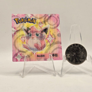 Korean Pokemon Seaweed Packs Lenticular Sticker Jigglypuff / Wigglytuff 20240514 BNDR