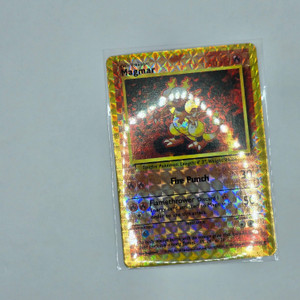 Vintage Pokemon pachi Vending Machine Sticker Card Prism / Holo / Foil / etc. Magmar 20240418B - BNDR