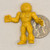 Pachi Kinkeshi Yellow Flasher Balloon (BADLY STAINED / DISCOLORED) 20240513