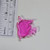 Teeny Tiny Vintage Pokemon Korean Rubber Ddakji - Clear Purple - Jumping Pikachu - 20260303