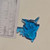 Teeny Tiny Vintage Pokemon Korean Rubber Ddakji - Clear Blue - Jumping Pikachu - 20260306