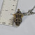 Diecast Metal Jiangshi Head  Mini Figure Keychain Charm Strap - Bronze Color - 20260421