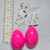 Cheap Plastic Egg Character Toy - Pink #02 (STICKER IS A RUB ON, SO BE CAREFUL WHEN APPLYING) - 20260629 - RWK664