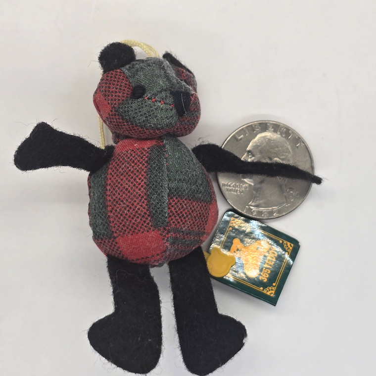 Cute Bear Dude Mini Plush Keychain Charm Strap - 20241001