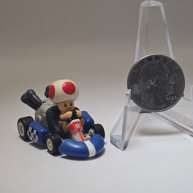 Mario Kart Series Pullback Car - Toad (PAINT DAMAGE) - 20241123 - RWK460