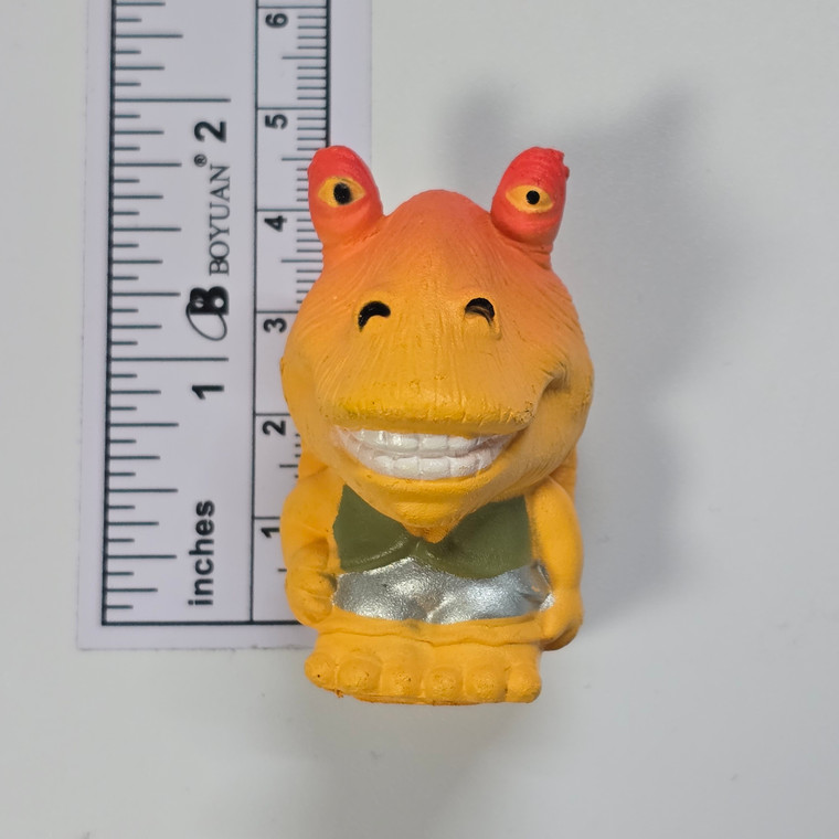 Vintage BOOTY BOOT Star Wars Episode I: The Phantom Menace Sofubi Finger Puppet Mini Figure - Jar Jar Binks - 20251223