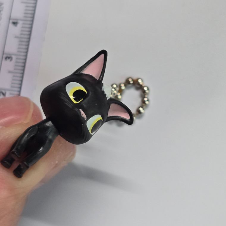 CAT Mini Figure Keychain Charm Strap - 20260116 - RWK596