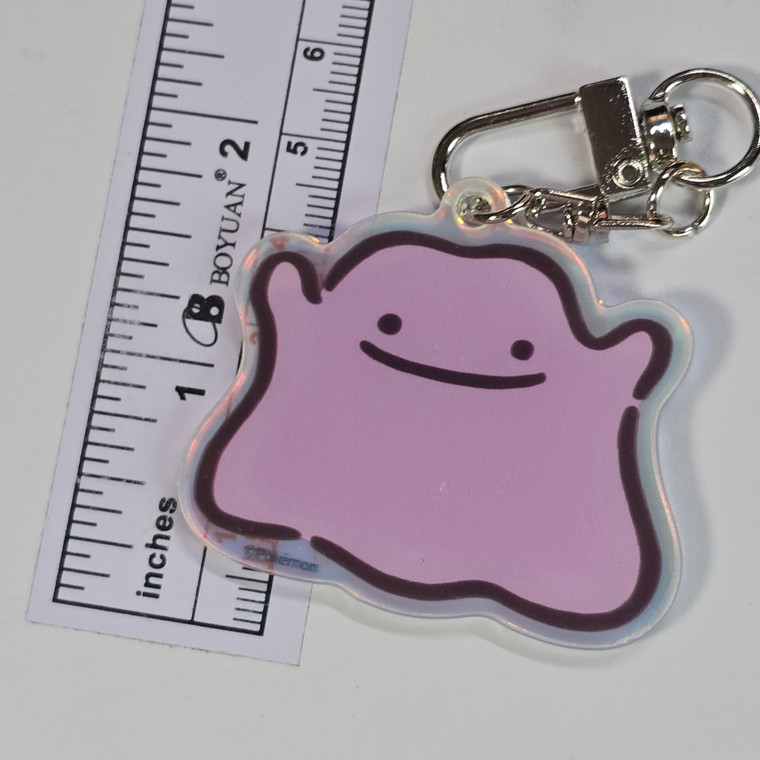 Korean Acrylic Pokemon Keychain - Ditto - 20260205