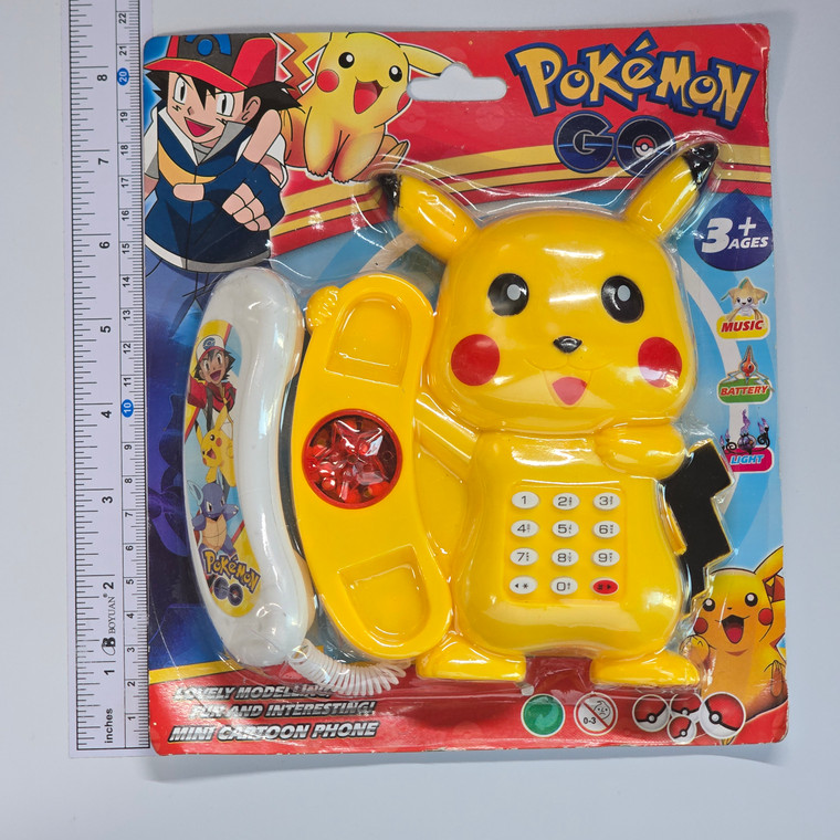 BOOTY BOOT Pokemon GO Pikachu Toy Phone (UNUSED) - RWK'S 2026 MINI VIETNAM HAUL - 20260215 - RWK599 - BKSHF