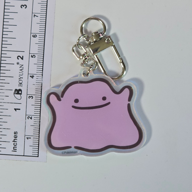 Korean Acrylic Pokemon Keychain - Ditto - 20260219