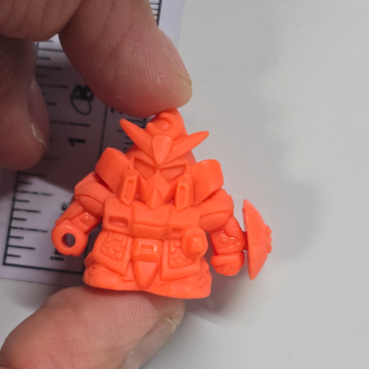 SD Gundam - Orange #04 ( I WAS TOO LAZY TO CLOSELY INSPECT ALL THESE. SOME HAVE LITTLE STAINS OR DEFECTS. LISTED EM ALL FOR CHEAP BECAUSE OF THIS!) - 20260223 - RWK601