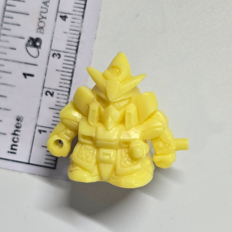 SD Gundam - Yellow #12 ( I WAS TOO LAZY TO CLOSELY INSPECT ALL THESE. SOME HAVE LITTLE STAINS OR DEFECTS. LISTED EM ALL FOR CHEAP BECAUSE OF THIS!) - 20260223 - RWK601