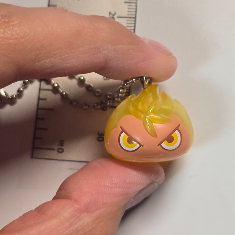 Gold Slime Dude Mini Figure Keychain Charm Strap - 20260310