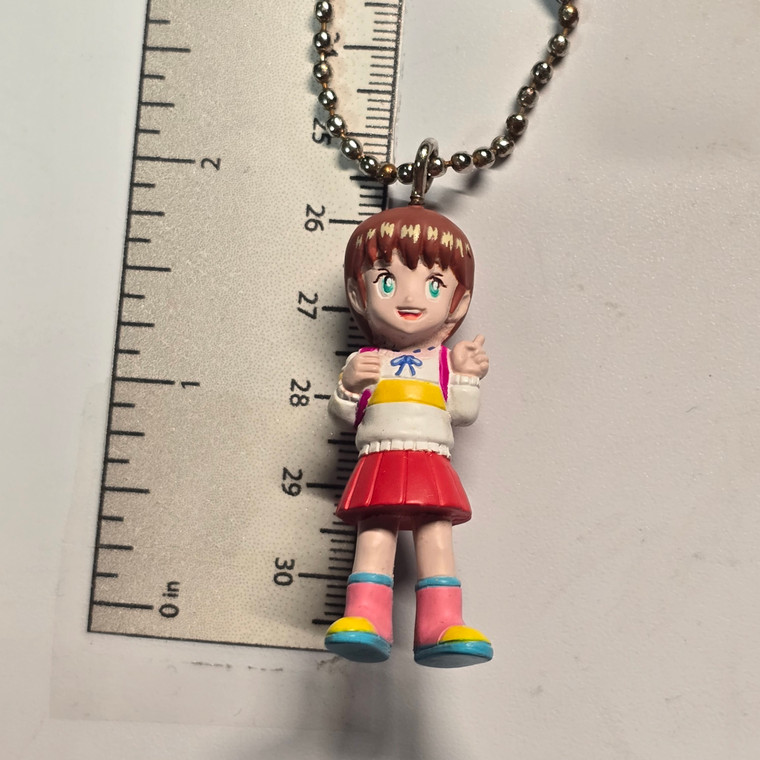Namco Super Hall of Fame Mini Figure Series Keychain Charm Strap - Parenting Quiz My Angel - Girl - 20260310