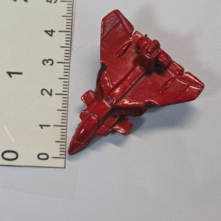 Spaceship Magnic Keshi - Painted Red (PAINT CHIPPING OFF) - 20260414 - RWK630