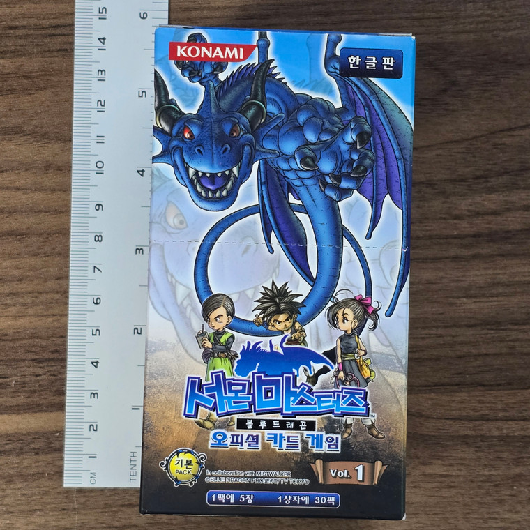 Korean Blue Dragon Trading Card Game Box (30 Packs) - Vol. 01 (CARDS ARE IN KOREAN) - 20260420 - RWK636