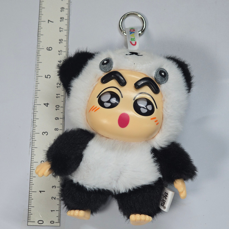 BOOTY BOOT Crayon Shin Chan Panda Plushie Keychain (STITCHING IS COMING APART ON BACK ALREADY) - 20260421