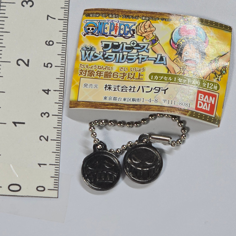 One Piece Series Diecast Metal Mini Figure Keychain Charm Strap - Some Faces or Some Shit - 20260421