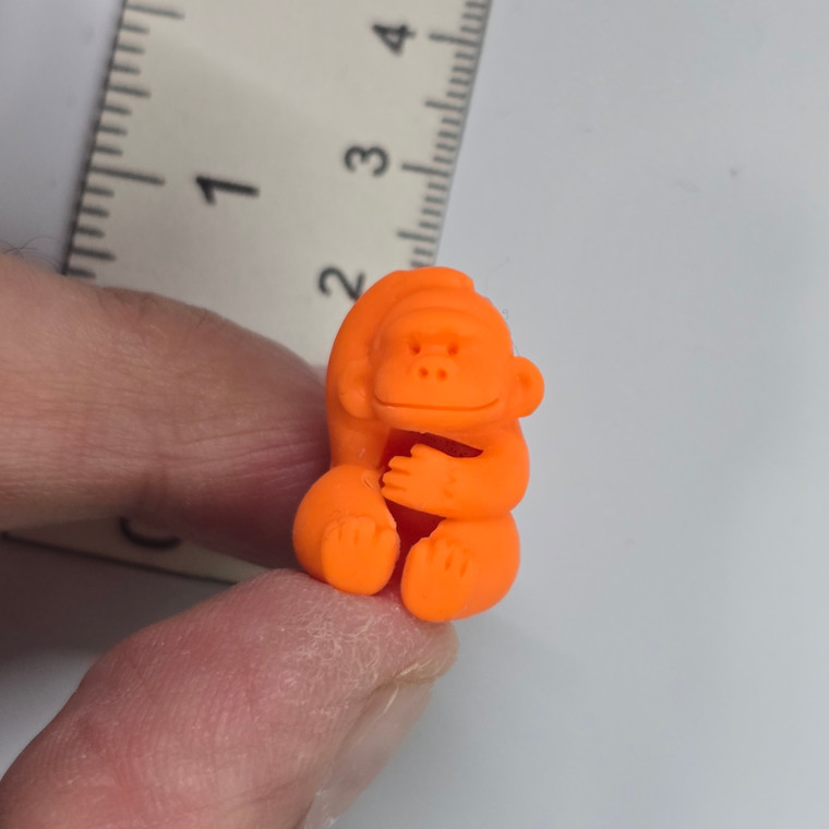 Monkey Dude Pencil Topper - Orange - 20260427