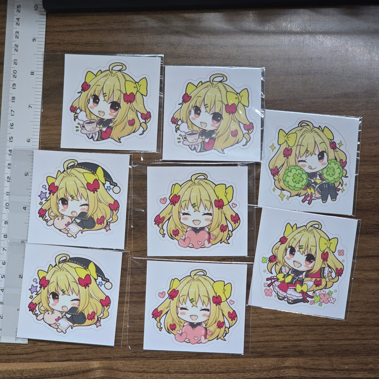 Retro Market Leftovers Discount Lot - Hoshikawa Sara (Virtual Youtuber) Sticker Lot - 20260602 - RWK622 - BKSDRW