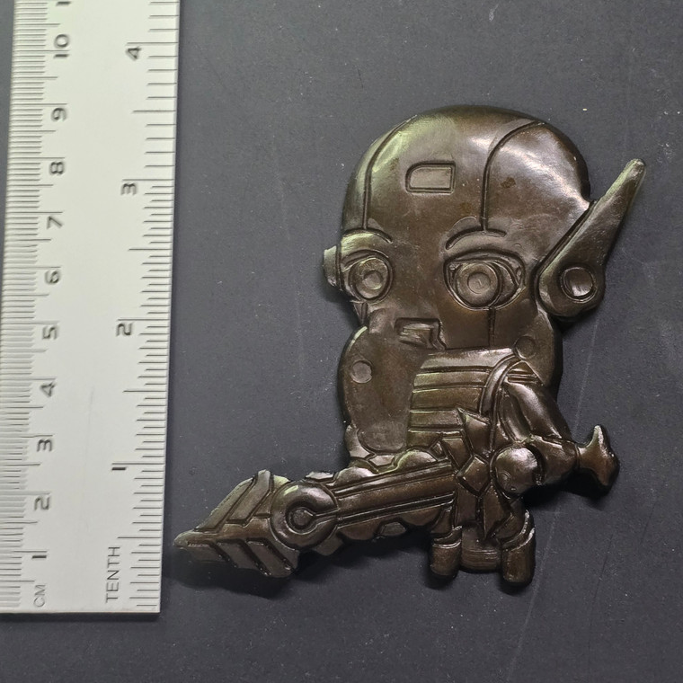 Korean Rubber Ddakji Game Piece - Blackish - Maple Story #02 - 20260607 - RWK650