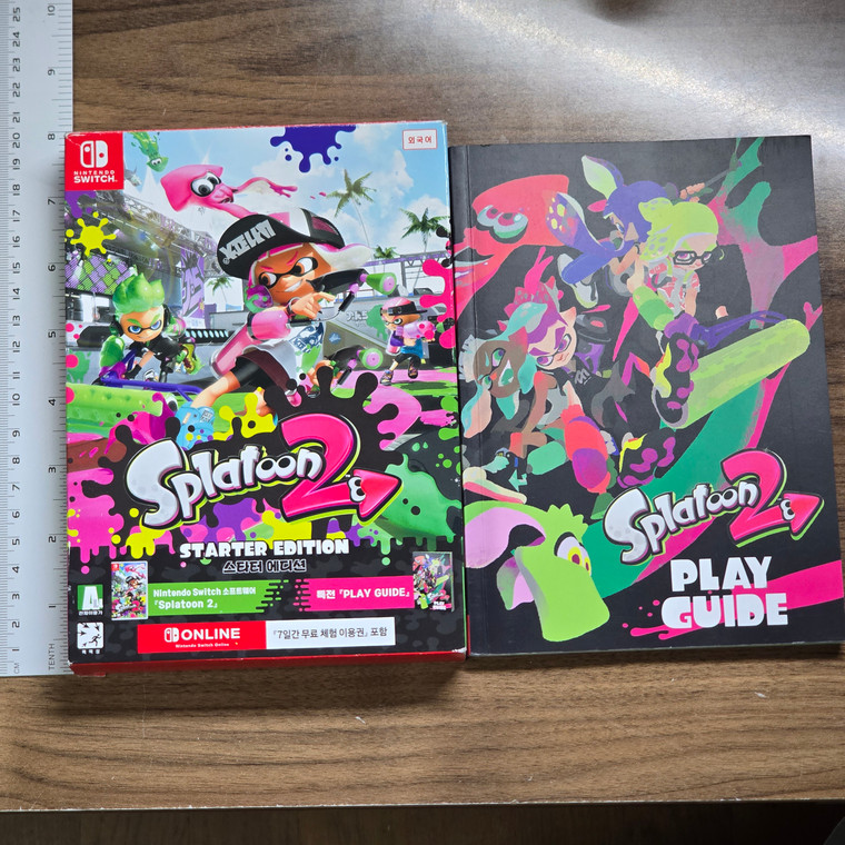 Korean Version Splatoon 2 Starter Edition Nintendo Switch (BOX AND PLAY GUIDE ONLY. NO GAME!) - 20260715 - RWK670 - BKSHF