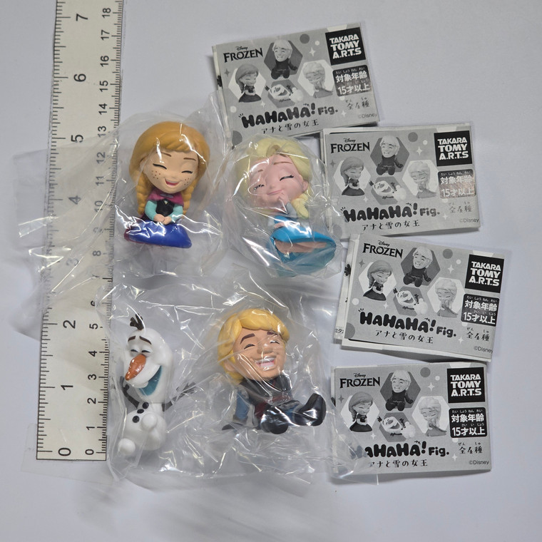 Disney Frozen "HAHAHA ! Fig" Gashapon Mini Figure Complete Set (2025) (UNUSED!) - 20260716