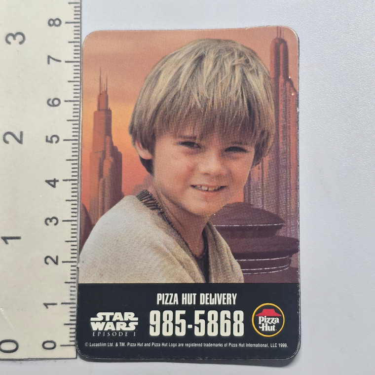 Vintage Star Wars Episode I The Phantom Meanace Pizza Hutt Fridge Magnet - Anakin Skywalker (CANADIAN) - 20260904 - BKSDRW