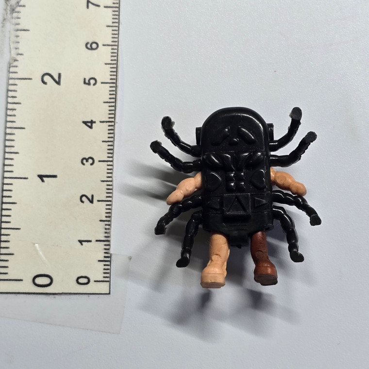 Lotte Insect Wrestler Vintage Candy Toy Mini Figure #01 (MISSING PIECES) (SUPER BROWN LEG IS RUBBER THAT GOT HARDENED SOMEHOW) - 20260909
