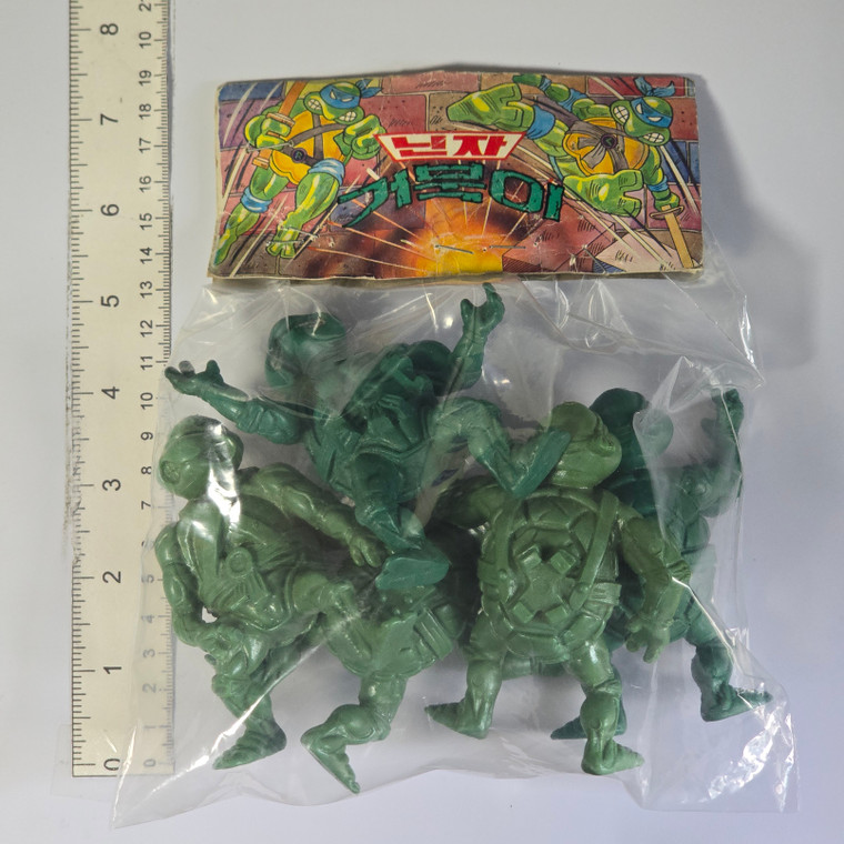 Vintage Korean Booty Boot Pack Of Teenage Mutant Ninja Turtles TMNT Figures (5x FIGURES IN THE PACK) - 20260910 - RWK682 - BKSHF