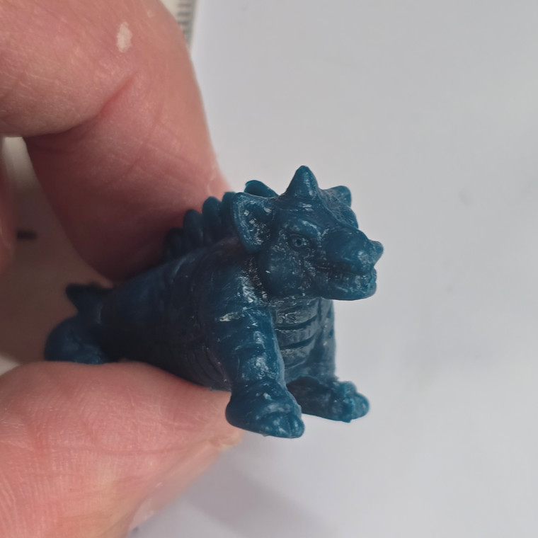 Vintage Japanese Shokugan Kaiju Plastic Candy Toy - Blue - 20260910