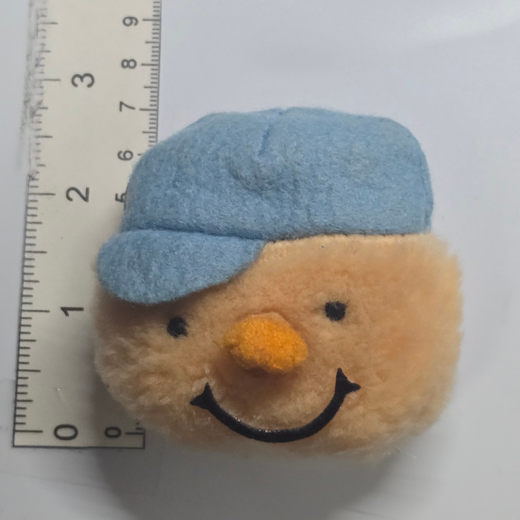 Vintage Japanese Squeaky Plushie Head Pin  - 20260915