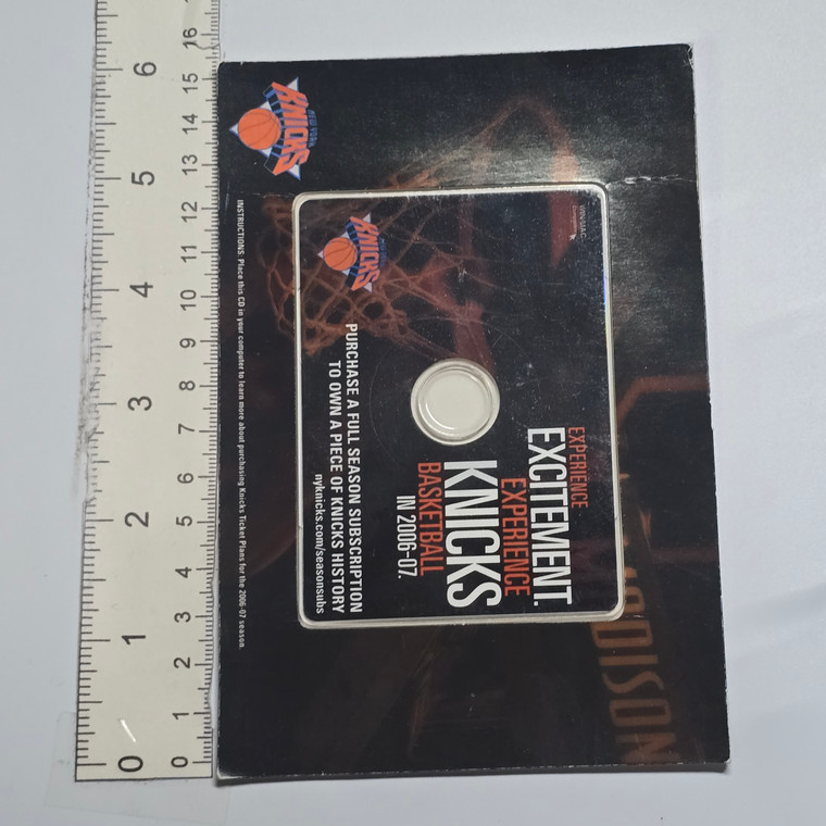 Knicks Promo Post Card CD Cardz 2006-2007 Season - 20260922 - BKSHF