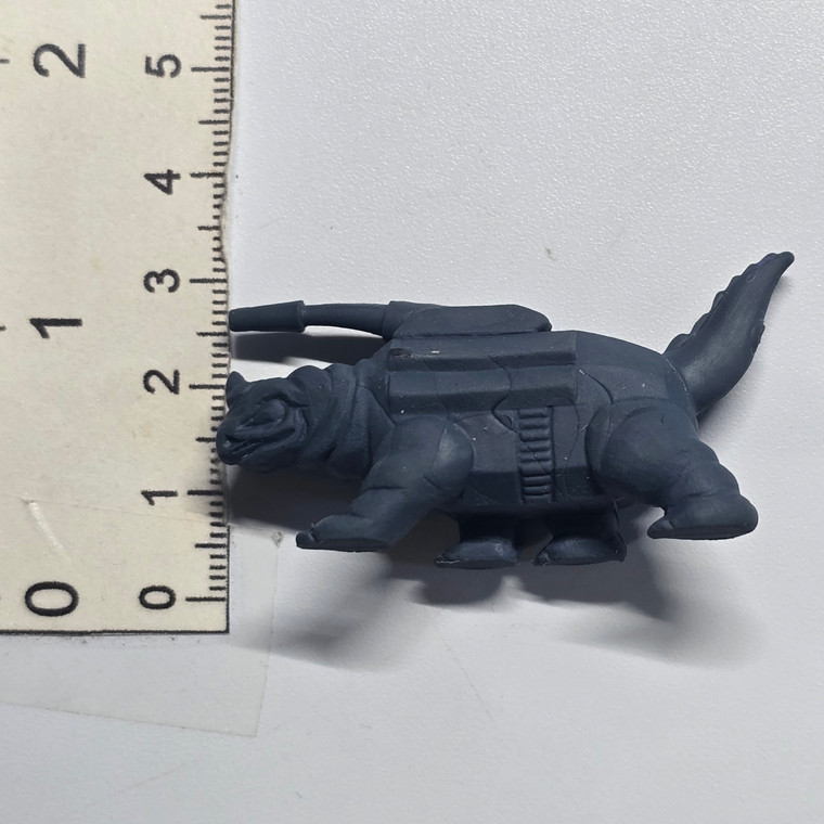 Vintage Fue Ramune candy Bonus Keshi Toy - Dark Blue (REMINDS ME OF DINOSAUR TANK FROM ULTRAMAN)  - 20261007 - RWK688