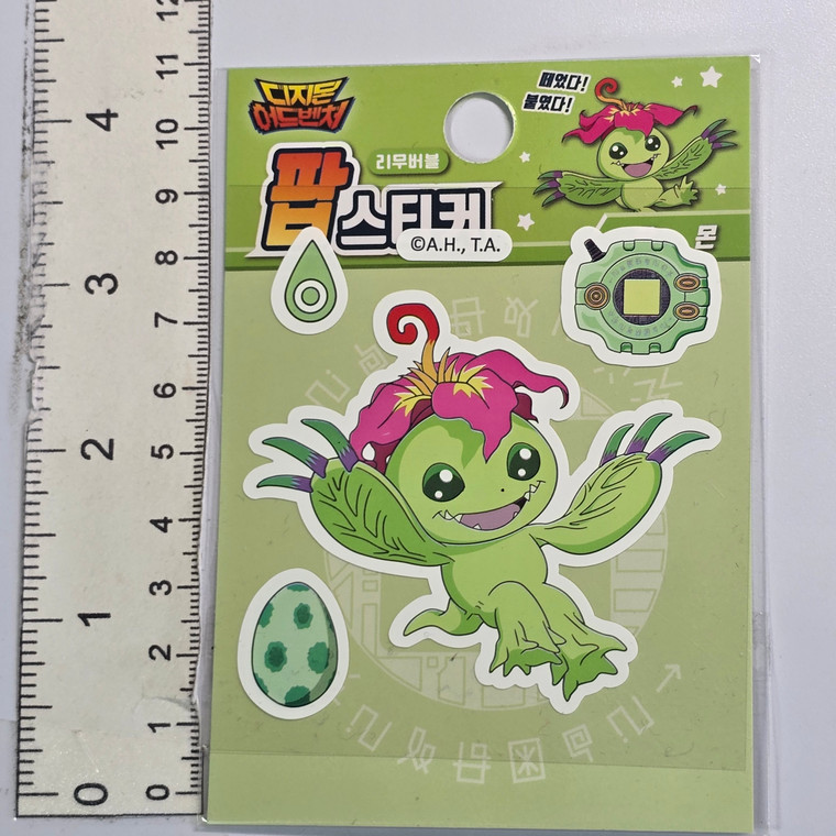 Korean Digimon Big Sticker - Palmon - 20261012 - RWK692 - BKSDRW