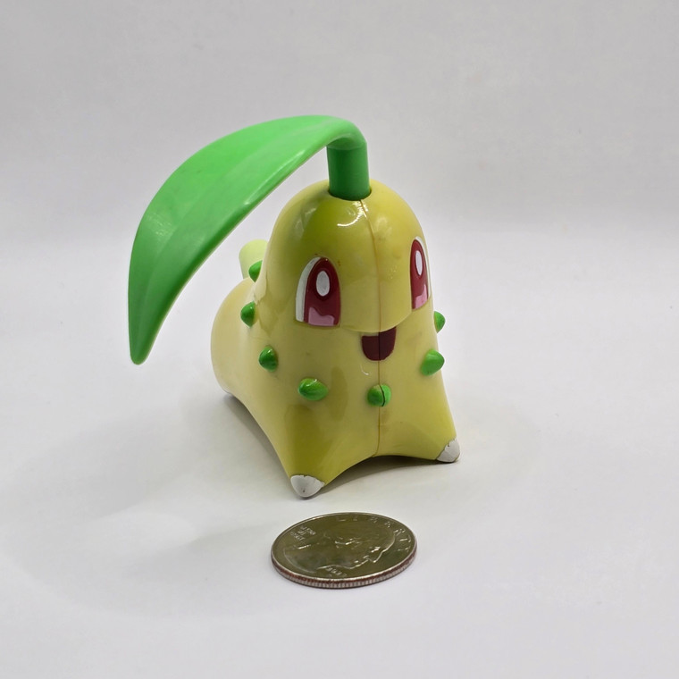 Pokemon McDonald's Happy Meal Toy Air Powered Chikorita (MISSING PUMP) 20240423B RWK319
