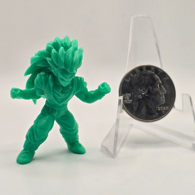 Dragon Ball Z SSJ3 Goku Green (EXTRA HAIR PIECE IS GLUED ON) 20240610 RWK349