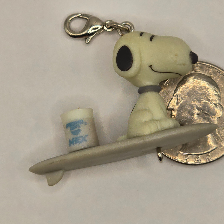 Peanuts Mini Figure Keychain Charm Strap - Snoopy (MISSING BOTTOM CHAIN) - 20240705 - RWK365