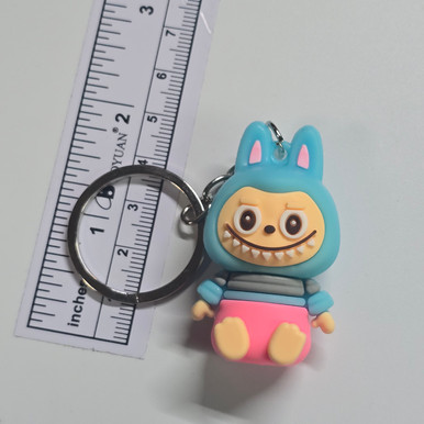Luuちゃん　キープ LALALU Crappy Rubber Mini Figure Keychain Charm Strap - SITTING