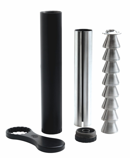 Product image of the AXIOM Rimfire Silencer in Matte Black