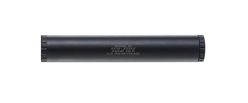 Close Up Product image of the AXIOM™ Rimfire Silencer in Matte Black.