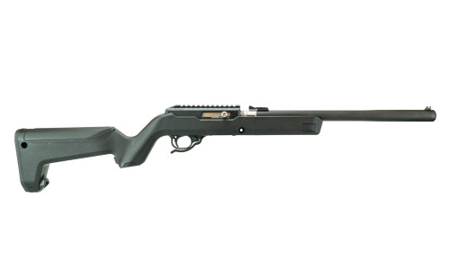 Product image of the MATTE BLACK INTEGRALLY SUPPRESSED X-RING TAKEDOWN RIFLE / HUNTER STOCK / Black