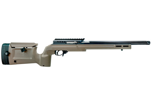Product image of the X-RING VR Gen2 Precision Rifle - KRG Flat Dark Earth Stock with Matte Black barreled action color