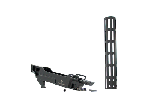 Product image of the Heresy Design™ Vendetta™ Chassis For System Ruger® 10/22® - dismantled components