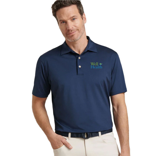 Peter Millar Crown Sport Solid Performance Short Sleeve Jersey Polo