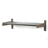 24" Wall-Mounted Utility Shelf 301-UUS - Image Illustrates Design, Not to Scale of Final Product