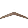 Wood Anti-Theft Ball Top Coat Hanger - 114-001 - Walnut