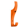 Unbreakable Nylon Double Prong Coat Hook in Orange - 122-004