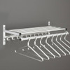 204 Series Modular Wall Coat Rach - Image Illustrates Design, Not to Scale. Hangers Sold Separately.