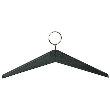 Black Plastic Closed Loop Top Hanger 113 003